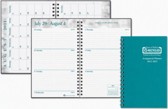 AY27 Planner 5x8 Teal