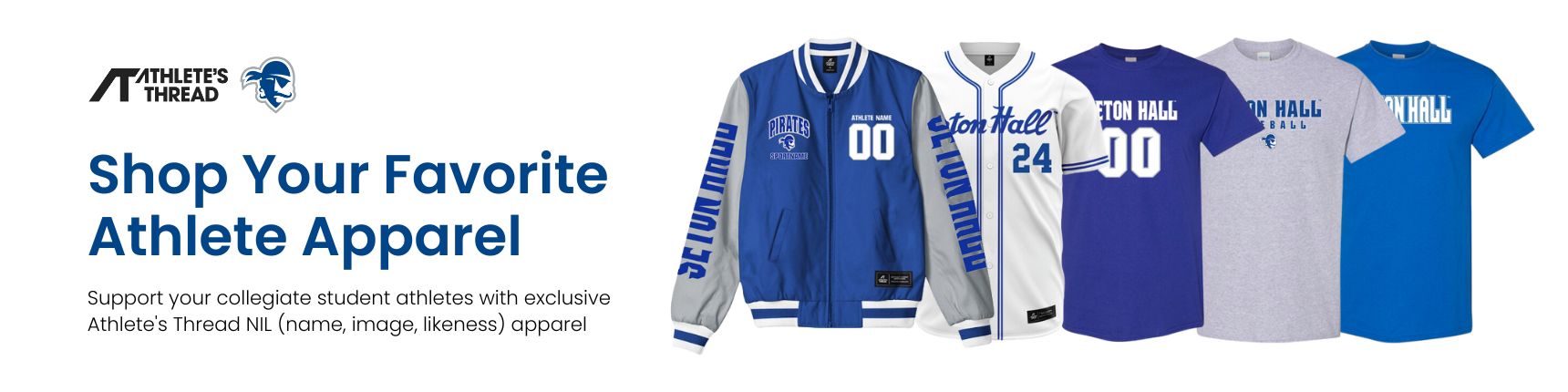 Shop Your Favorite Athlete's Apparel. Support your collegiate student athletes with exclusive Athlete's Thread NIL (name, image, likeness) apparel.