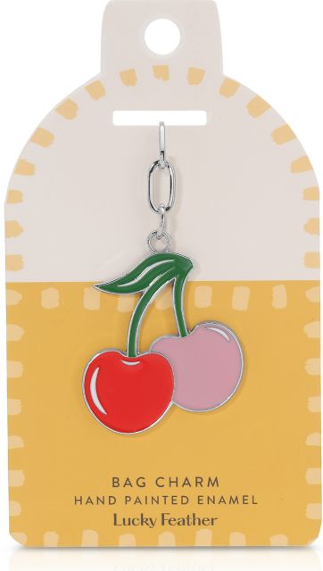 ENML BAG CHARM CHERRIES