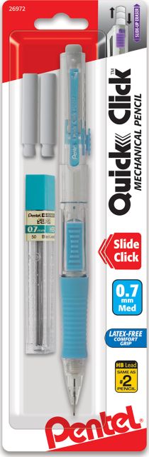 PENCIL QUICK CLICK 2PK .7MM