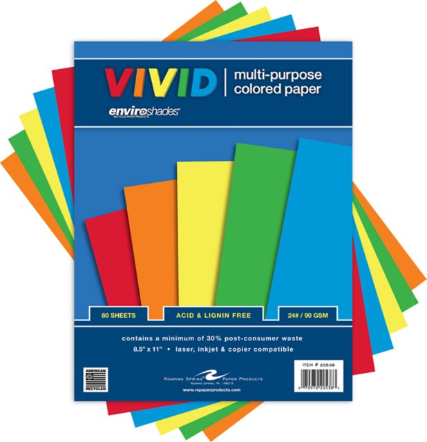 ENVIROSHADES VIVID PAPER 80CT