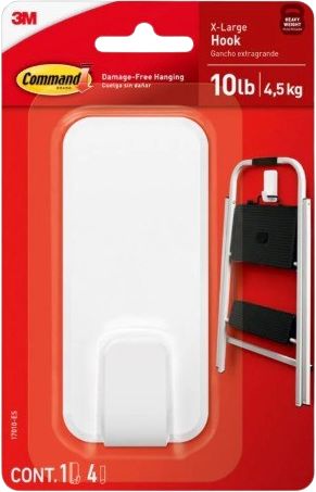 3M COMMAND XL 10LB HOOK