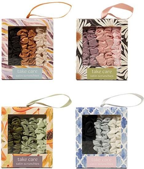 Crush Satin Scrunchies