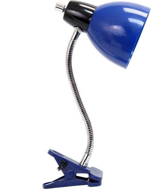 Creekwood Home 15.25 Basic Clip On Reading Light with Flexible Gooseneck, for Office, Desk, Study Nook, Workspace