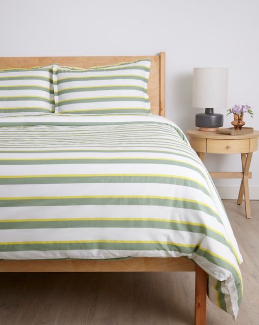 Off-Set Stripe Duvet Cover