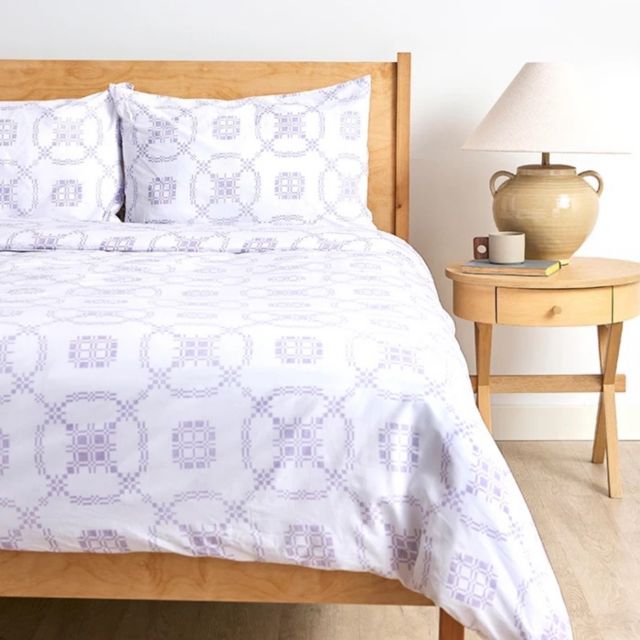 Woven Rings Duvet Cover