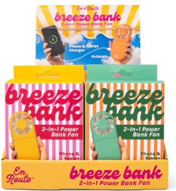 En Route Breeze Bank 2-in-1 Powerbank Fan