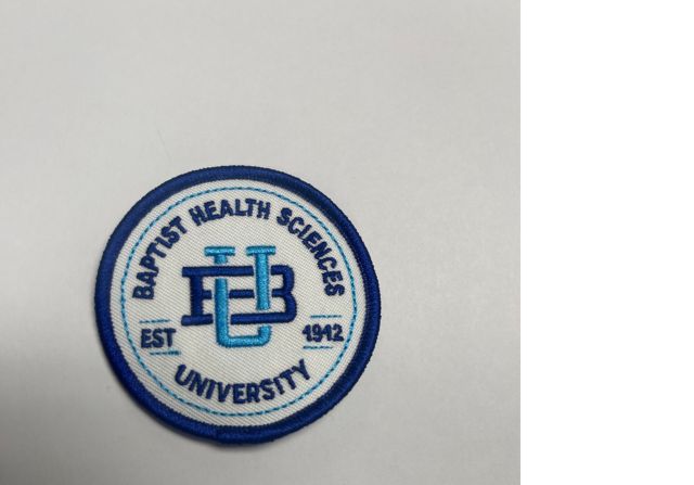 EMBROIDERED NURSE/WH/BL/2.50/.