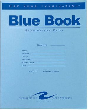 Examination Blue Book