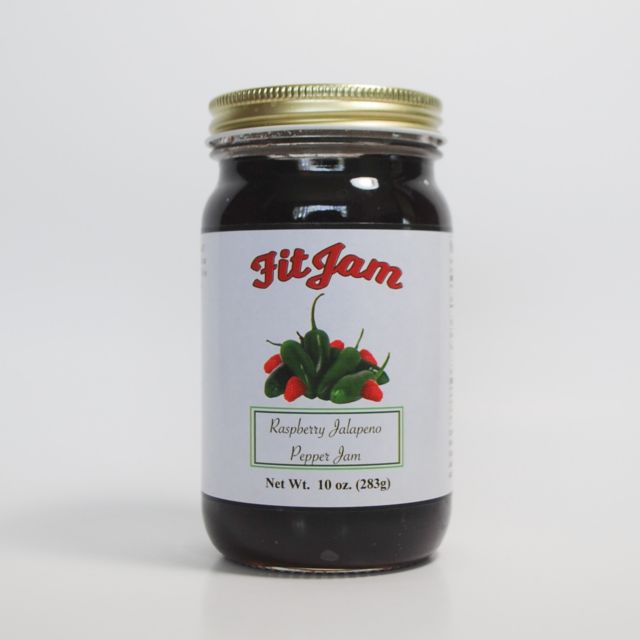 Raspberry Jalapeno Fit Jam 10 oz.