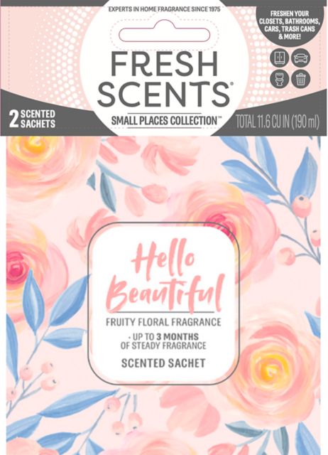 Hello Beautiful Scented Sachet - 2 Pack