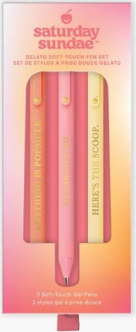 Saturday Sundae Gelato Pen Set