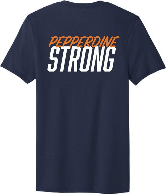 Pepperdine Strong Short Sleeve T-Shirt (Back)