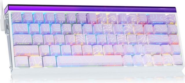 AULA HERO 68 HE 60% Gaming Keyboard Wired - Purple - ONLINE ONLY