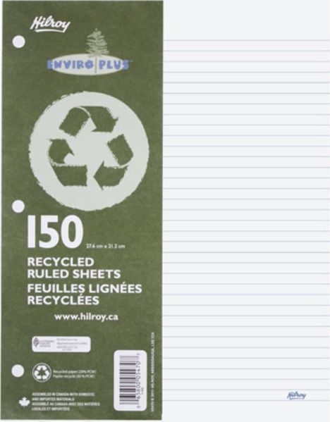 REFILL PAPER 150SH RECYCLED