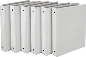 ECONOMY VIEW BINDER 1 WHT 6PK
