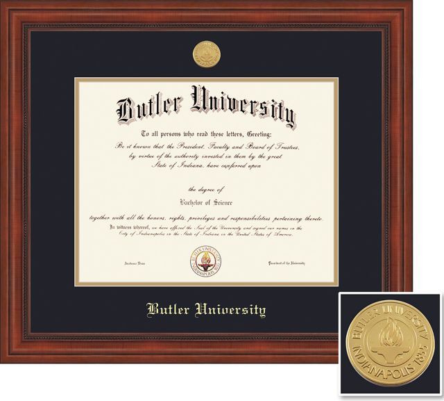 Butler University Millenium Diploma Frame -ONLINE ONLY