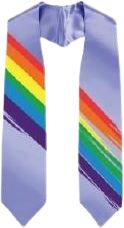 JOSTENS PRIDE LAVENDAR STOLE