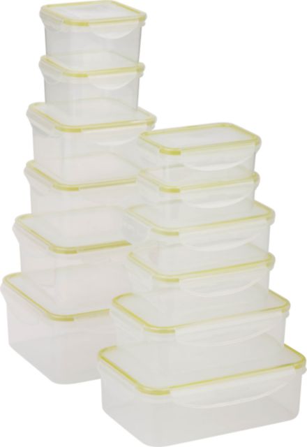 24-PIECE CLEAR CONTAINER SET