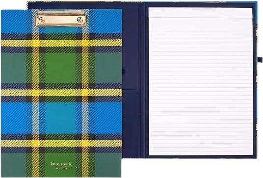 KS CLPBRD FOLIO GRNDPLAID DUO