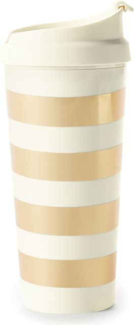 KS THERMAL MUG GOLD STRIPE