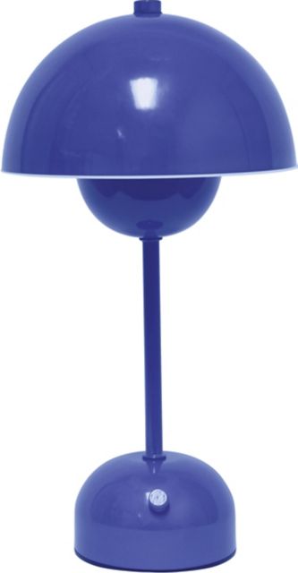 Simple Designs 11.8 Mushroom Magic Dimming LED Touch Stick Lamp, Portable & Rechargeable