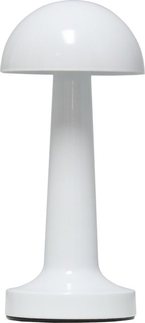 Simple Designs 8.88 Mushroom Magic Mini Metal Dimming & Rechargeable Cordless 4-Way Touch Sensor Dome Desk Lamp