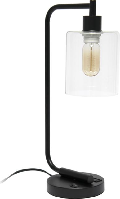 IRON LAMP USB LED BLK