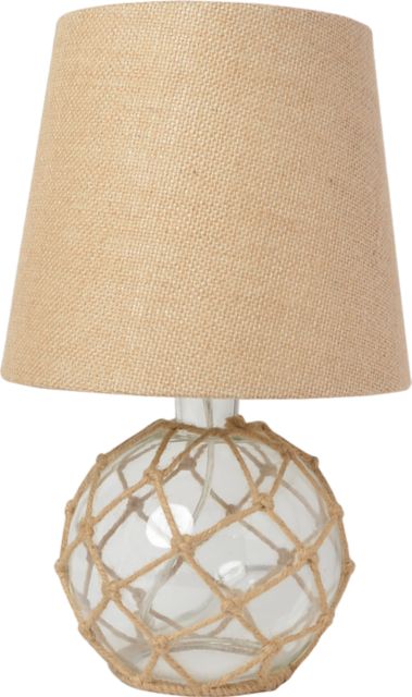 14.75IN GLSS ROPE TBLMP CLEAR