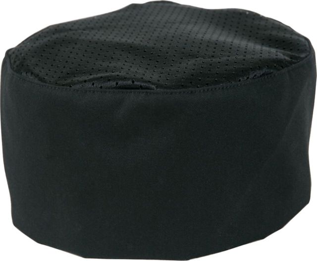 Baker's Skull Cap - Mesh Top.  Black.