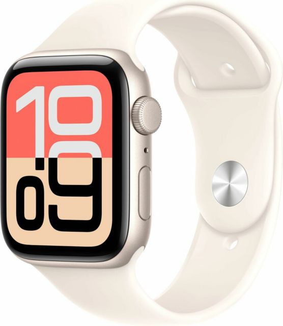 Apple Watch SE 3&nbsp;GPS 40mm&nbsp;Starlight Aluminum Case with Starlight Sport Band - S/M