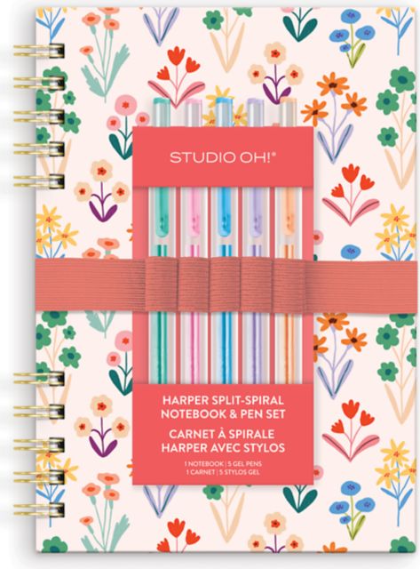 Meadow Lane Harper Split-Spiral Notebook & Pen Set