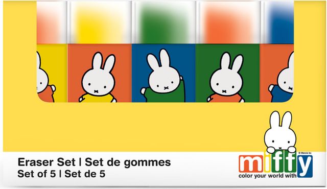 Classic Miffy Block Eraser Set