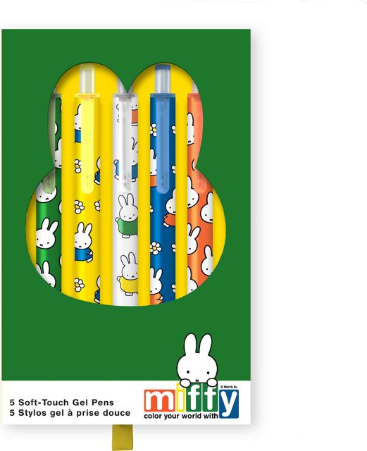 Classic Miffy Soft-Touch Gel Pen Set