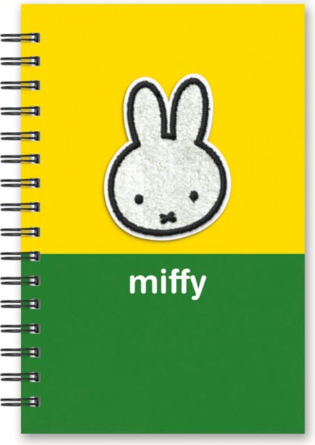 Classic Miffy Medium Spiral Notebook with Chenille Patch