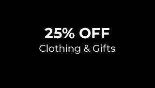 25% Off Clothing & Gifts