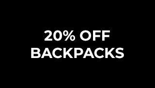 20% Off Backpacks