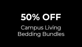 50% Off Campus Living Bedding Bundles