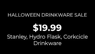 Halloween Drinkware Sale. $19.99 Stanley, Hydro Flask, Corkcicle Drinkware