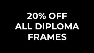 20% Off All Diploma Frames