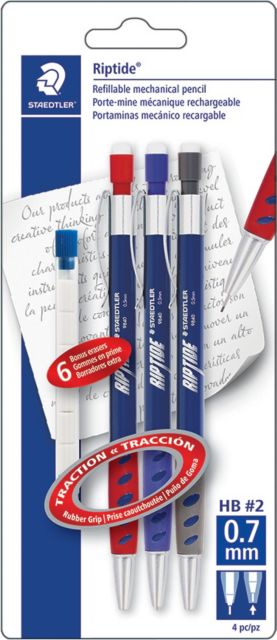 PENCIL RIPTIDE 3PK .7MM