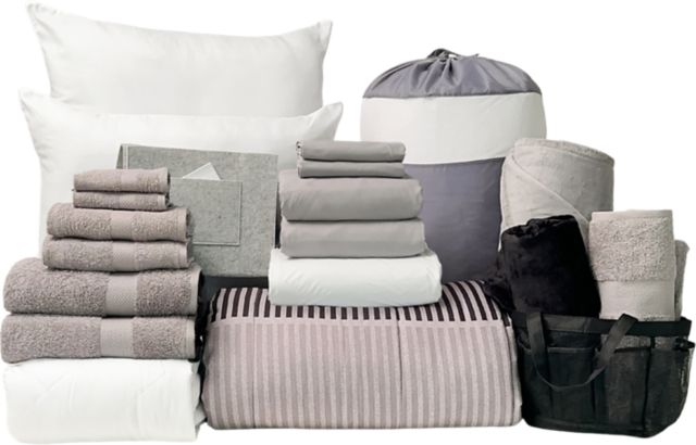 Deluxe 23pc Twin XL Bundle in Palmer Stripe - SHIPS 8/1 FOR IN-STORE PICKUP ON FALL MOVE-IN WEEKEND.