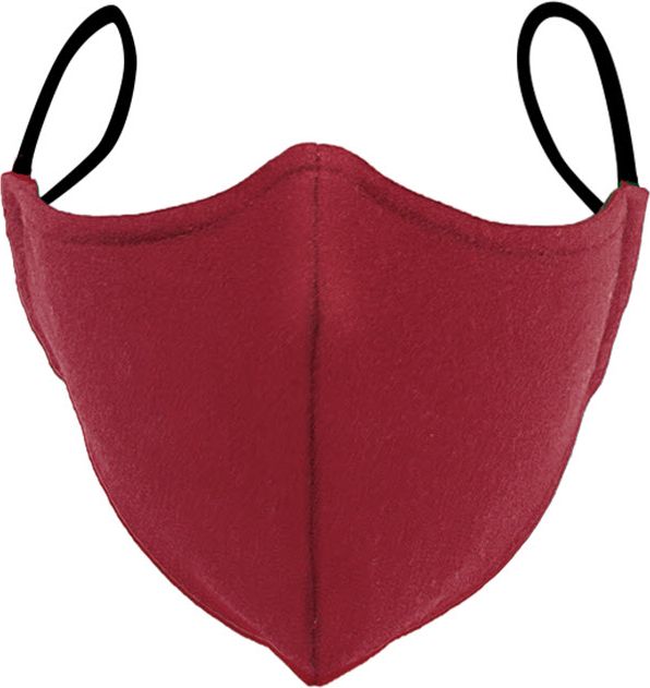 PROTECTIVE FACE MSK 2PK CRMSON