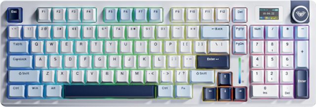 AULA S98 Pro 96% Wireless Mechanical Gaming Keyboard - Blue/White - ONLINE ONLY