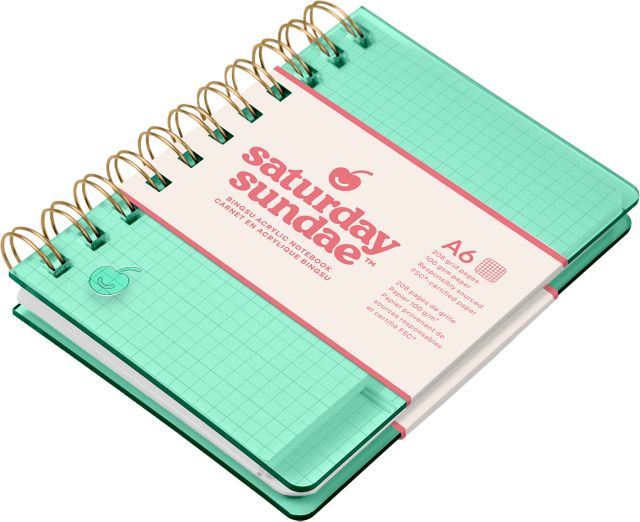 Saturday Sundae Bingsu Acrylic Notebook