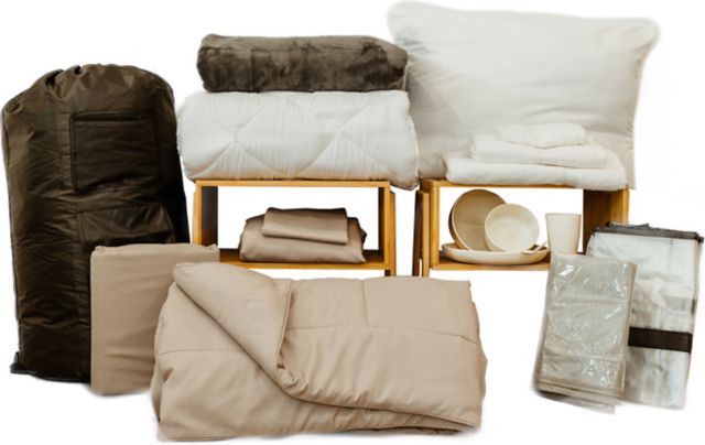 CAN DLX BEDDING BUNDLE-TAUPE