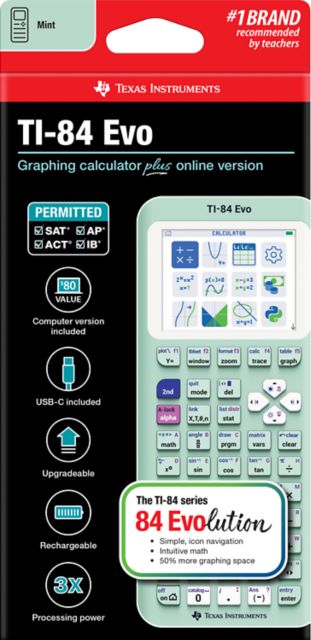 TI84 EVO Graphing Calculator