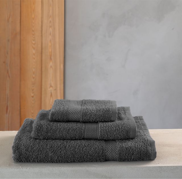 3PC TOWEL SET-GRAY