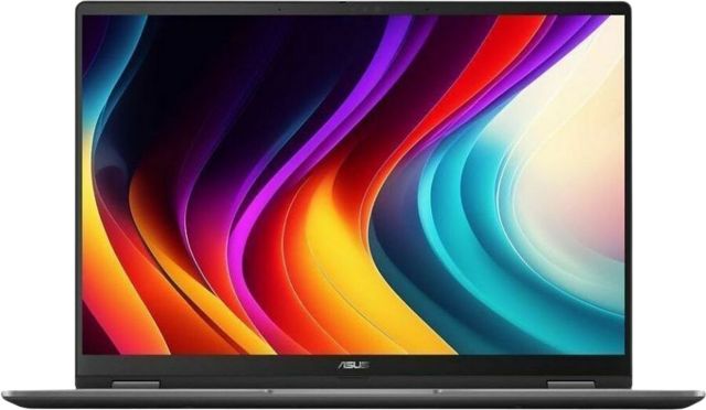 ASUS Vivobook Flip 14" Touch Convertible Copilot+ PC 2-in-1 Notebook - Intel Core Ultra 9 386H, 32GB, 1TB, Windows 11 Home, in Matte Gray