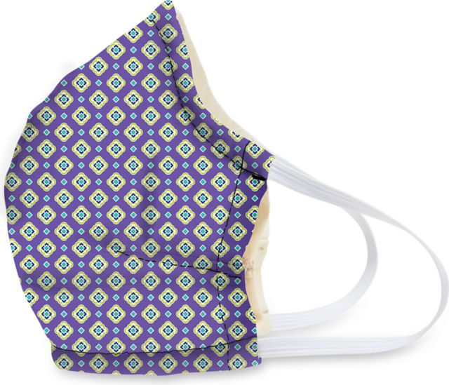 REGAL DITSY COTTON FACE COVERI